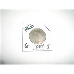 1900 Liberty "V" Nickel RFD Book Value $3+ *Nice Early GOOD Grade Nickel*