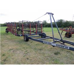 FLEXICOIL 50' SYSTEM 82 AUTO FOLD TINE DRAW BAR FIVE BAR TINE HARROWS