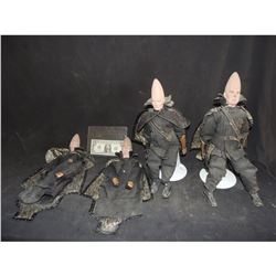 CONEHEADS SET OF OOAK PROTOTYPE DOLLS AND PUPPETS