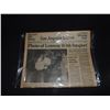 Image 1 : LENNON JOHN 1/10/80 LA TIMES NEWSPAPER WITH HIM SIGNING MARK DAVID CHAPMAN LP ON FRONT PAGE ORIGINAL