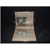Image 2 : LENNON JOHN 1/10/80 LA TIMES NEWSPAPER WITH HIM SIGNING MARK DAVID CHAPMAN LP ON FRONT PAGE ORIGINAL