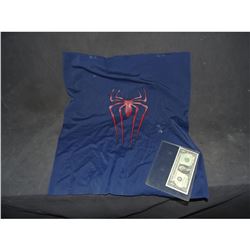 SPIDERMAN THE AMAZING 2 SUIT BACK WITH SPIDER WEBBING ZIPPER TEST