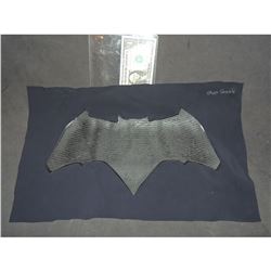 BATMAN VS SUPERMAN DAWN OF JUSTICE WARRIOR SHOP SAMPLE SUIT CHEST BAT GLYPH WITH NOTES BEN AFFLECK 3