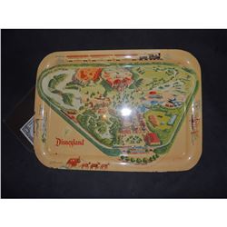 DISNEYLAND VINTAGE ANTIQUE METAL TRAY SOLD AT PARK IN THE 50's
