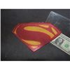 Image 1 : SUPERMAN MAN OF STEEL ORIGINAL RUBBER SUIT CHEST S GLYPH