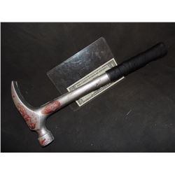 THE WALKING DEAD SCREEN USED TYREESE WILLIAMS STUNT HAMMER