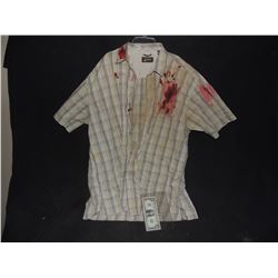 THE WALKING DEAD SCREEN USED HERO BLOODY WARDROBE 3