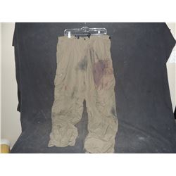 THE WALKING DEAD SCREEN USED HERO BLOODY WARDROBE 7