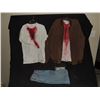 Image 1 : PULP FICTION SCREEN USED BRUCE WILLIS BLOODY SHIRT AND JEANS