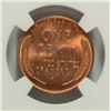 Image 3 : 1946 LINCOLN CENT, NGC MS-66 RED
