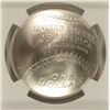 Image 3 : 2014 BASEBALL HALL OF FAME SILVER DOLLAR, NGC MS-69
