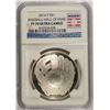 Image 1 : 2014 BASEBALL HALL OF FAME SILVER DOLLAR, NGC PROOF-70 ULTRA CAMEO