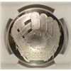 Image 2 : 2014 BASEBALL HALL OF FAME SILVER DOLLAR, NGC PROOF-70 ULTRA CAMEO