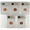 Image 2 : (5) LINCOLN CENTS GRADED (79, 08, 08-D, 10, 10-D)