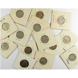 (14) JEFFERSON NICKELS (38-D, 38-S, 39, 40, 40-S, 41-S, 42, 42-S, 43, 43-S, 44,