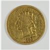 Image 1 : 1836 $2.5 CLASSIC HEAD GOLD VF