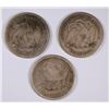 Image 2 : 3 - SEATED LIBERTY HALF DOLLARS: 1877-S G, 1878 G, 1861 VG