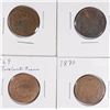 Image 1 : 4 - 2 CENT PIECES: 1869 FINE, 1870 VG, 1865 XF CORRODED, 1864 VG
