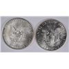 Image 2 : 1987 & 2002 AMERICAN SILVER EAGLES BU