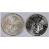 Image 2 : 1988 & 1998 AMERICAN SILVER EAGLES BU