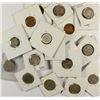 Image 1 : 22 COINS: LINCOLN CENTS 1932-D, 1936, 2-1931-D; MERCURY DIMES 1929, 1925,