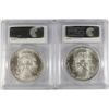 Image 2 : 2002 & 2003 AMERICAN SILVER EAGLES, PCGS MS-69