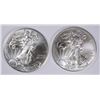 Image 1 : 2014 & 2015 AMERICAN SILVER EAGLES  GEM BU FRESH FROM MINT TUBES