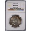 Image 1 : 1957-D FRANKLIN HALF DOLLAR, NGC MS-65 FBL  GORGEOUS