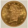 Image 2 : 1907 $20.00 GOLD LIBERTY, CCGS MS-64+