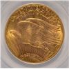 Image 3 : 1912 $20.00 ST GAUDENS GOLD, PCGS AU-58  SCARCE DATE