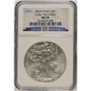 Image 1 : 2010 SILVER AMERICAN EAGLE NGC MS-70 !!!! (EARLY RELEASE)