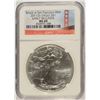 Image 1 : 2011 (S) SILVER AMERICAN EAGLE NGC MS-69 (EARLY RELEASE)