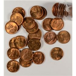 ROLL (50) LINCOLN (WHEAT) CENTS CH BU