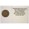 Image 1 : CIVIL WAR TOKEN (STORE CARD) (PITTSBURGH DRY GOODS, GROCERIES, HARDWARE & NOTION
