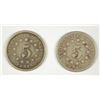Image 2 : 1868 & 1869 SHIELD NICKELS