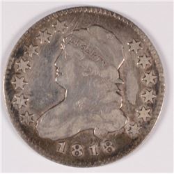 1818 BUST QUARTER VF-XF NICE