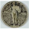 Image 1 : 1921 STANDING LIBERTY QUARTER, FINE  KEY!