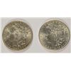 Image 1 : MORGAN SILVER DOLLARS: 1883-O MS-62 & 1885-O MS-63