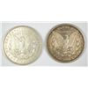 Image 2 : MORGAN SILVER DOLLARS: 1883 VF & 1896 AU