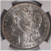 Image 2 : 1884-O MORGAN SILVER DOLLAR, NGC MS 64+