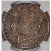 Image 2 : 1886 MORGAN SILVER DOLLAR, NGC MS-64  NICE COLOR ON THE OBVERSE