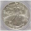 Image 2 : 2003 AMERICAN SILVER EAGLE, PCGS MS-70! PERFECT!
