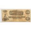 Image 1 : 1862 $100 CONFEDERATE STATES OF AMERICA NOTE (T-40) F/VF