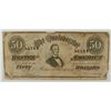 Image 1 : 1864 $50 CONFEDERATE STATES OF AMERICA NOTE