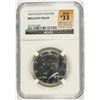 Image 1 : 1964 PROOF KENNEDY HALF DOLLAR NGC BRILLIANT PROOF (ACCENT HAIR) (RANK #33 100