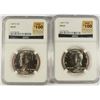 Image 1 : 1987 (P&D) KENNEDY HALF DOLLARS NGC MS-65'S (RANK #100 100 GREATEST MODERN COINS