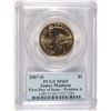 Image 1 : 2007-D JAMES MADISON (MINT ERROR) DOLLAR PCGS MS-65 (FIRST DAY ISSUE-POSITION A)