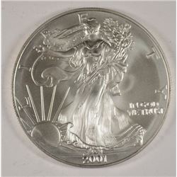 2001 SILVER AMERICAN EAGLE