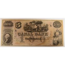 18- $100 CANAL BANK (NEW ORLEANS, LA) CH CU