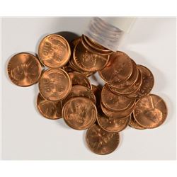 ROLL (50) 1952-S LINCOLN CENTS CH BU